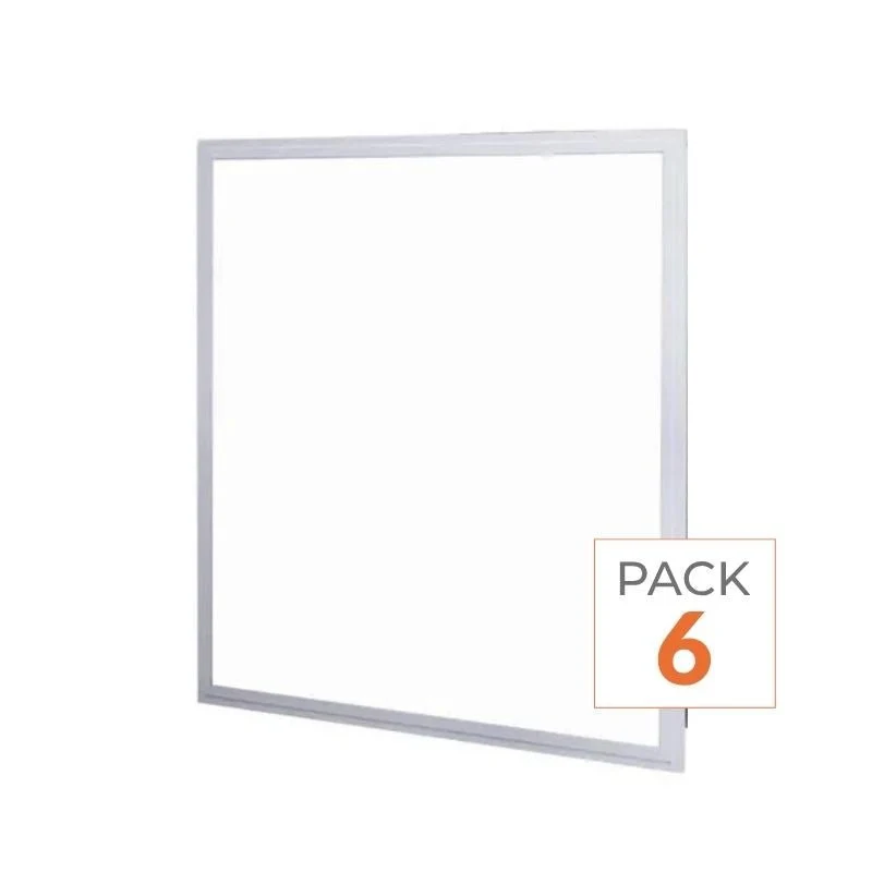 Panneau LED 60x60 40W Blanc 50 000h Garantie 5 ans - Pack de 6
