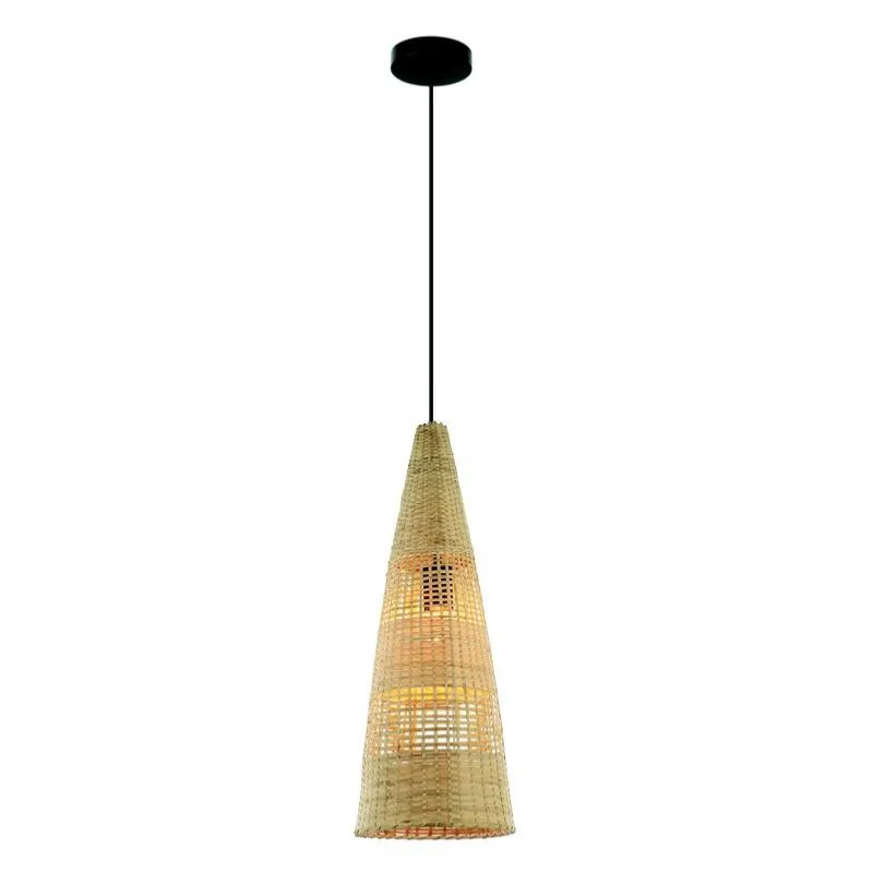 Suspension Zambelis réf 20154 bambou naturel