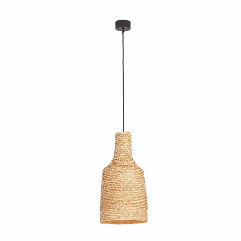 Suspension Zambelis BAMBOU réf 22171 fibre végétale