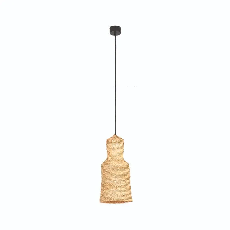 Suspension Zambelis BAMBOU réf 22168 fibre végétale