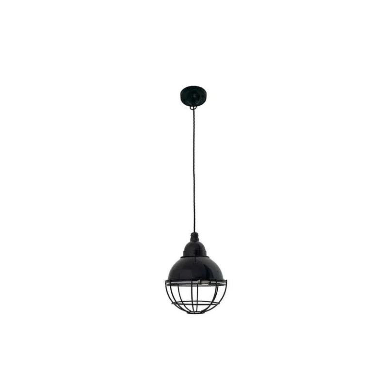 Suspension CLAIRE noire brillant