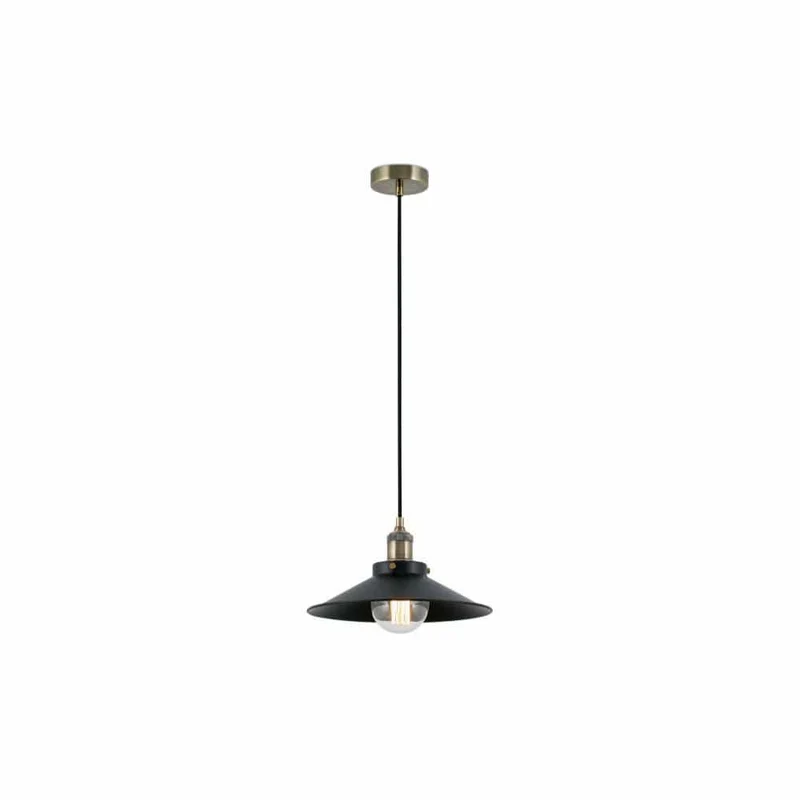Suspension MARLIN or vieilli et noir