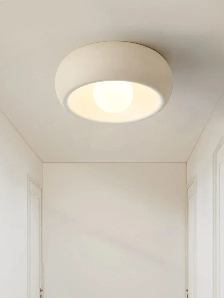 Plafonnier Blanc Rond