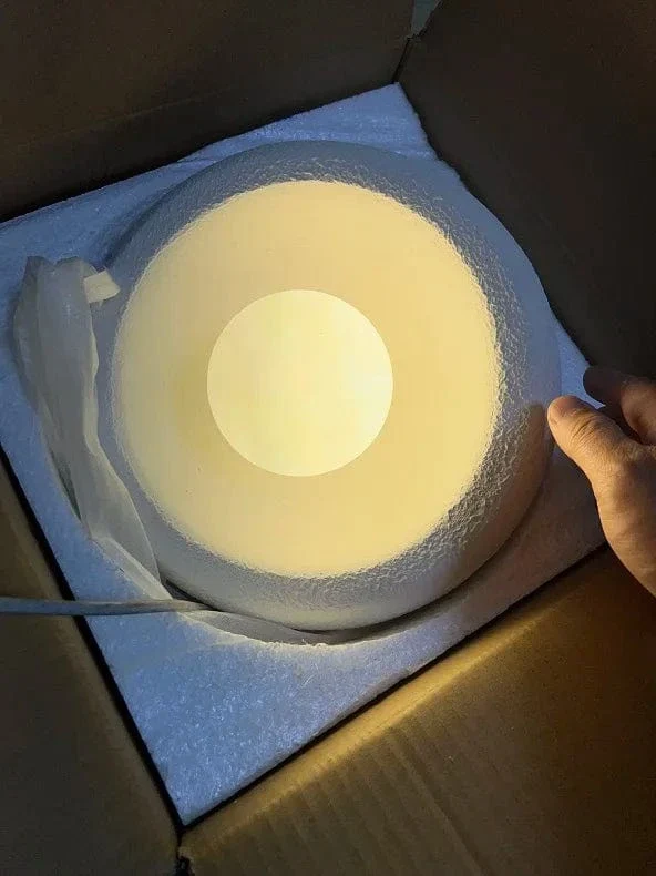 Plafonnier Blanc Rond