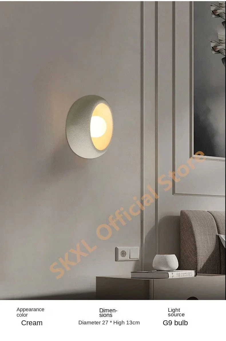 Plafonnier Blanc Rond
