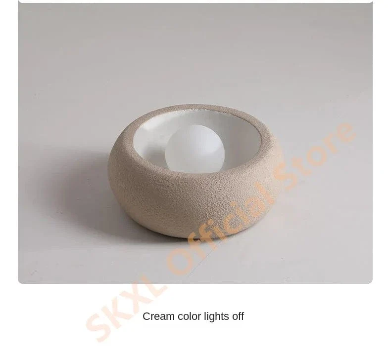 Plafonnier Blanc Rond