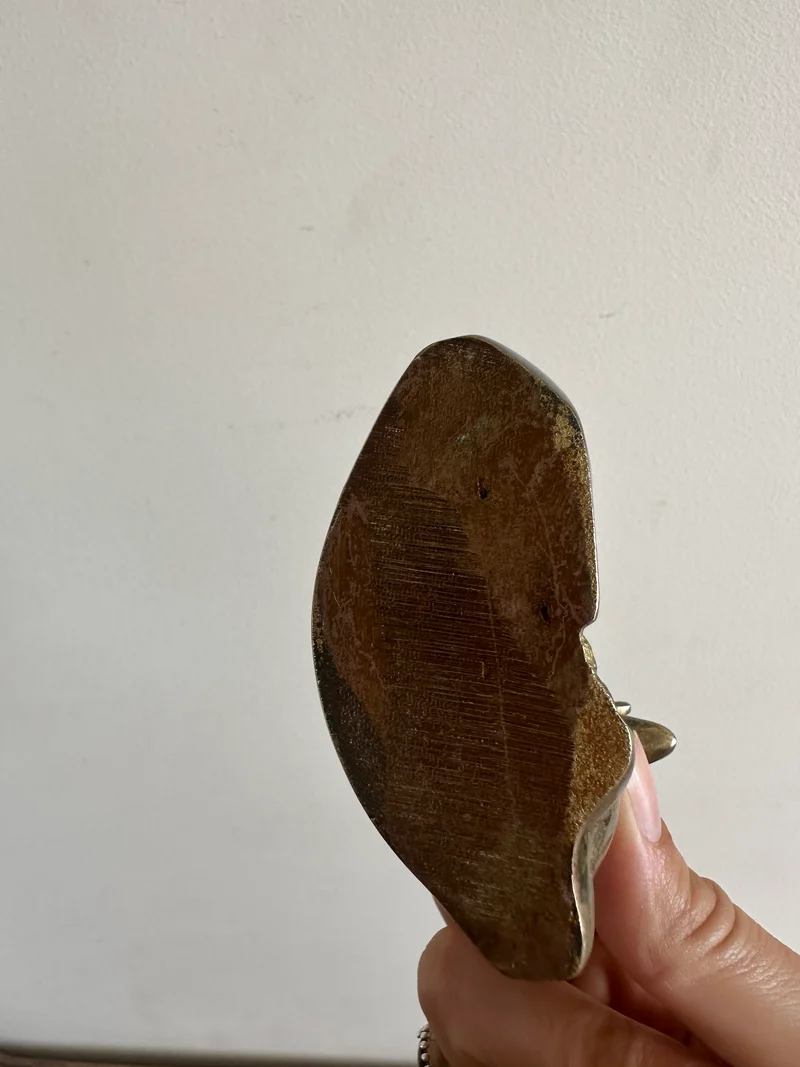 Cerf en laiton vintage