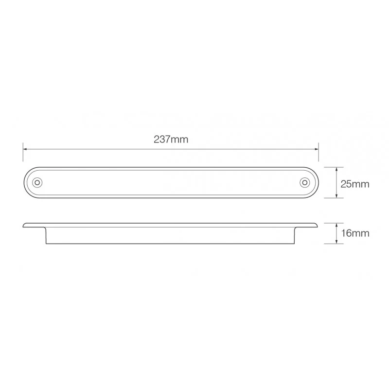 Feu arrière combiné avec lentille foncée / 24 V / Feux automatiques à DEL 235BSTI24