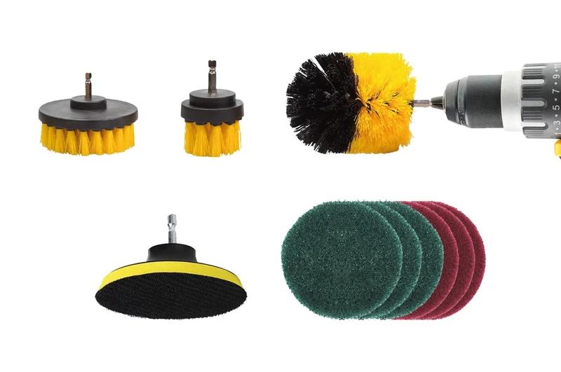 Jeu de brosses pour perceuse - 10 pièces