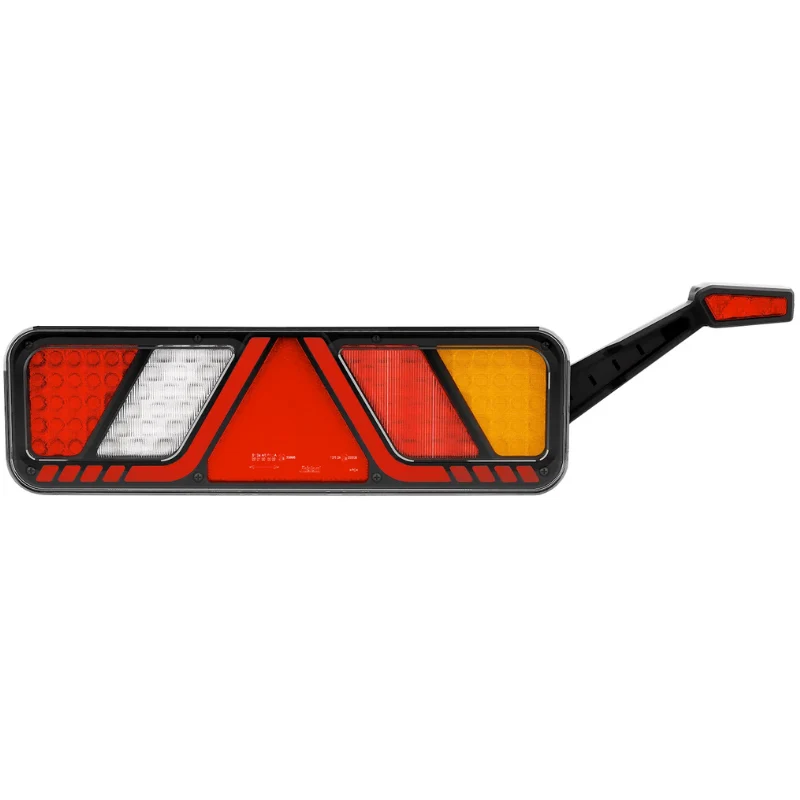 Feu de remorque à LED Fristom de grande taille avec marqueur de contour / 6 fonctions