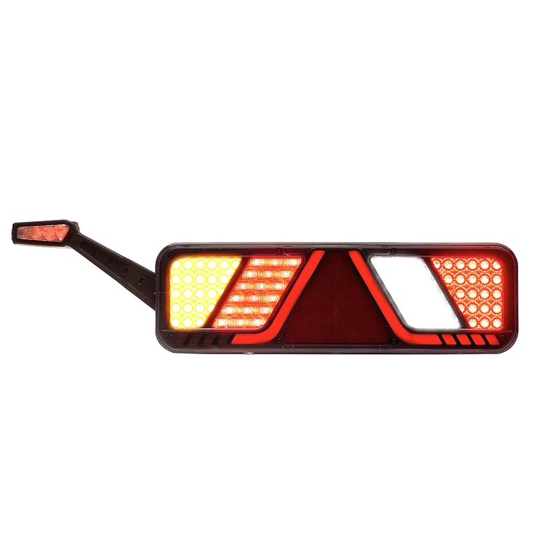 Feu de remorque à LED Fristom de grande taille avec marqueur de contour / 6 fonctions