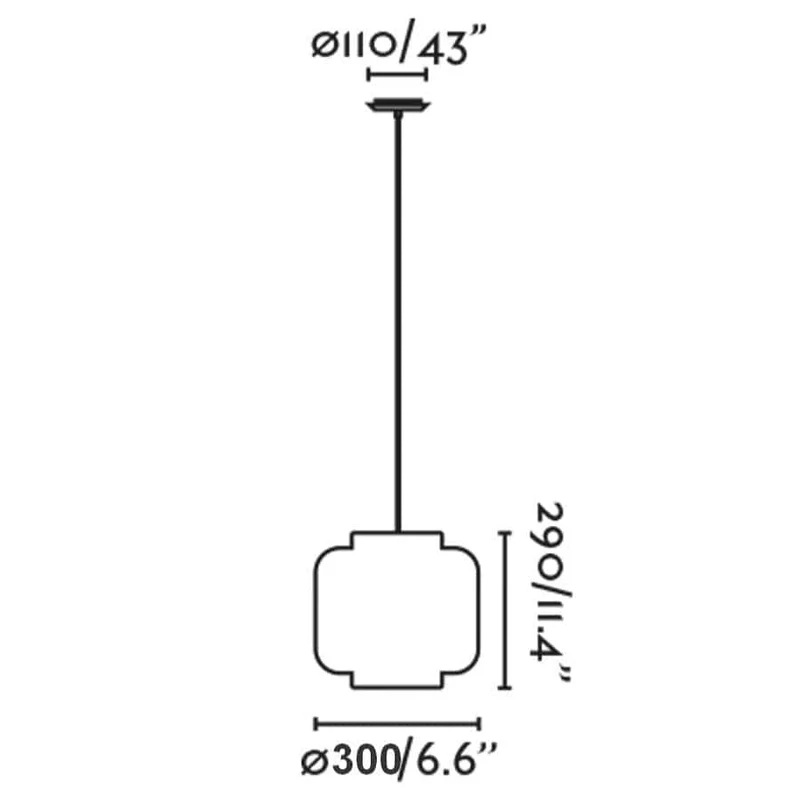Suspension en rotin TUPAI