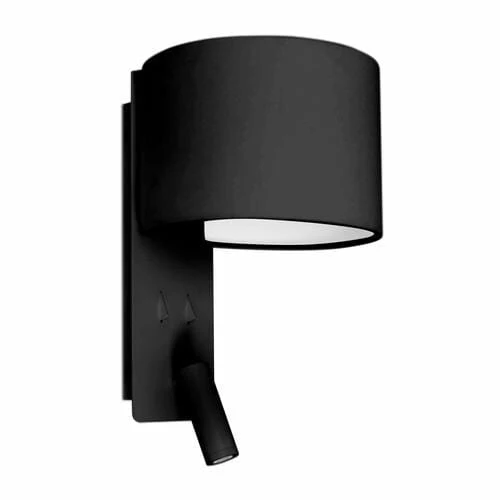 Applique liseuse de chevet FOLD noir