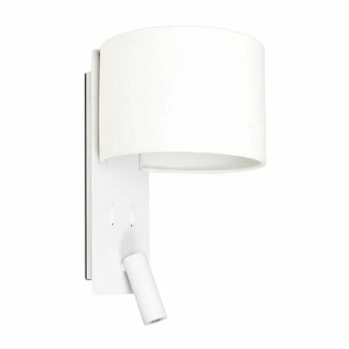 Applique liseuse de chevet FOLD blanche