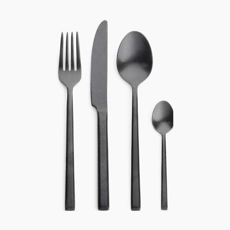 Serax Pure Cutlery Set in Giftbox 24 pcs Black
