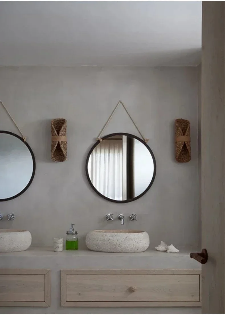 Applique Murale en Rotin LED