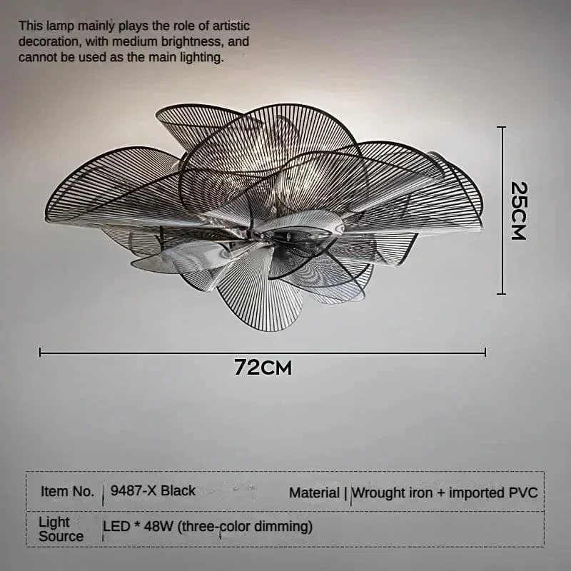 Nordic Classic Ceiling Lamp – Modern PVC LED Pendant Light for Bedroom & Dining Room