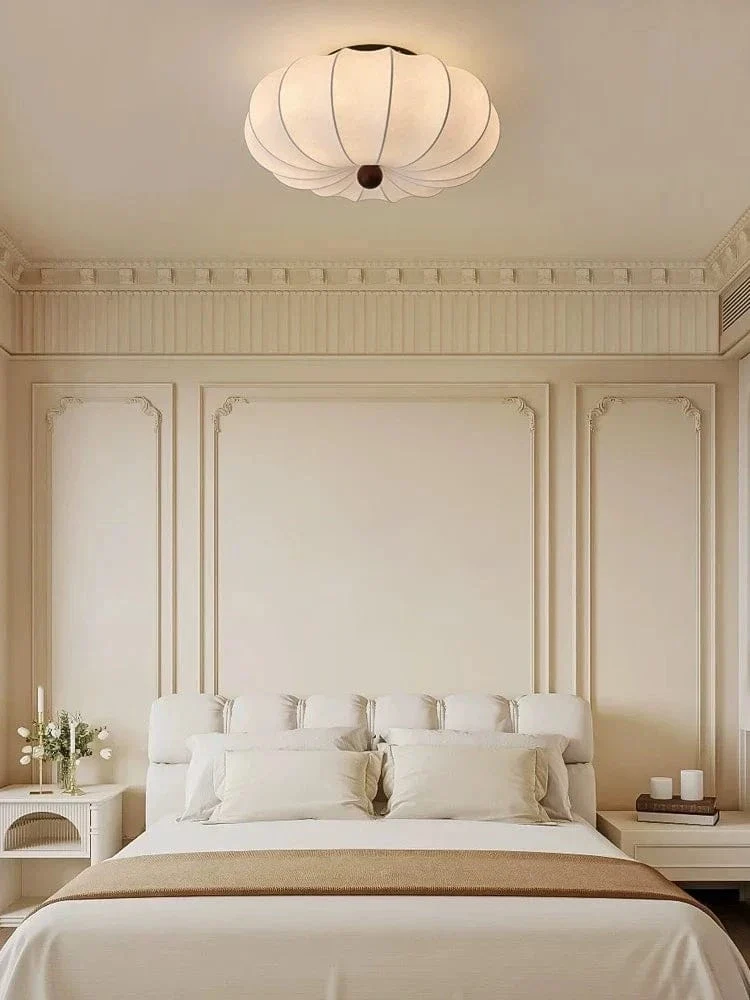 Plafonnier Blanc Nordique pour Salon