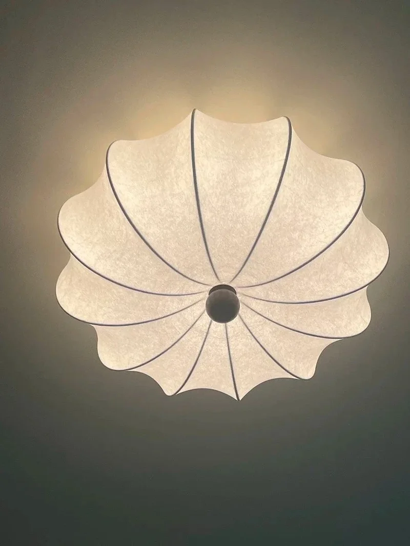 Plafonnier Blanc Nordique pour Salon