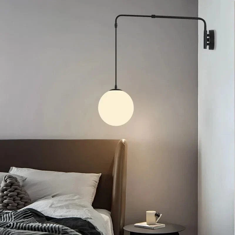 Suspension Globe Blanc