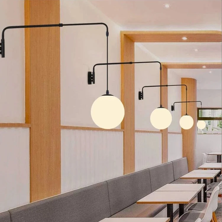 Suspension Globe Blanc