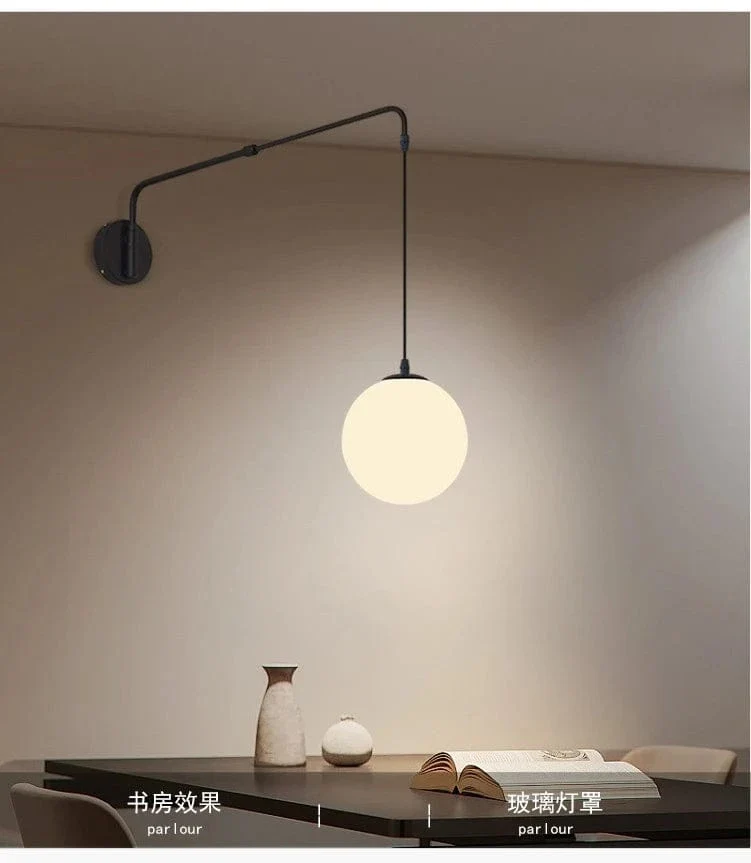 Suspension Globe Blanc
