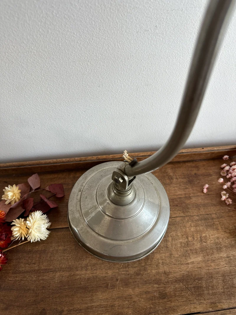 Lampe de notaire en métal années 30
