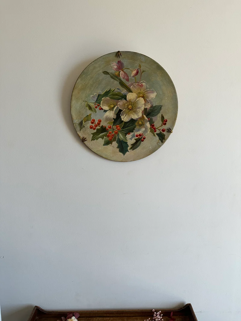 Assiettes décoratives signées 1913