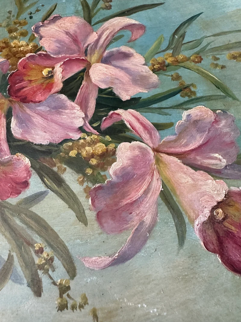 Assiettes décoratives signées 1913