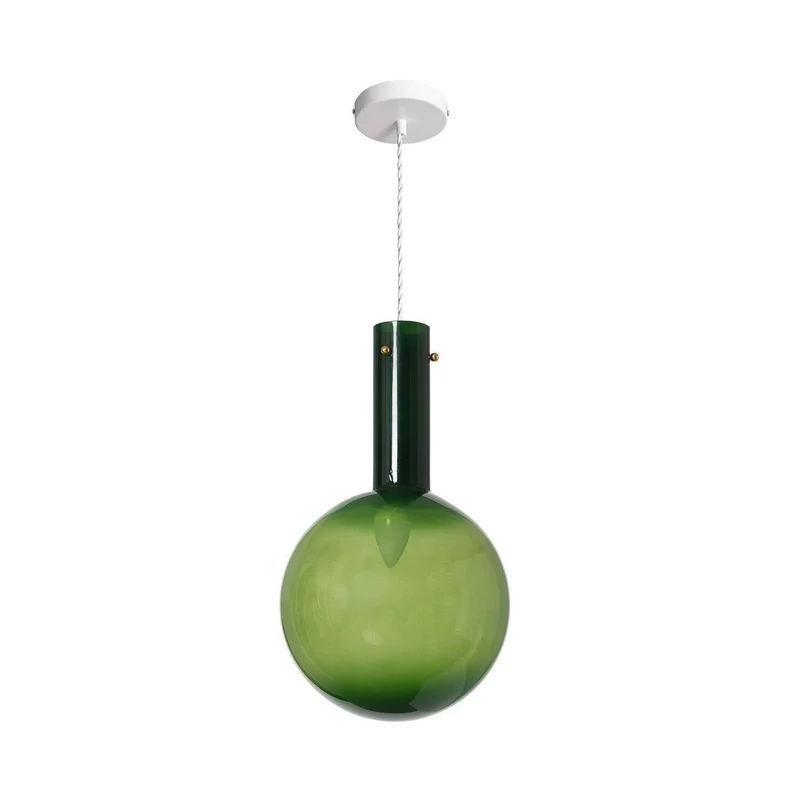 Suspension Boule Verre Couleur