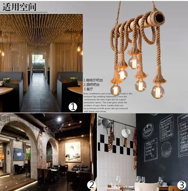 Luminaire Corde
