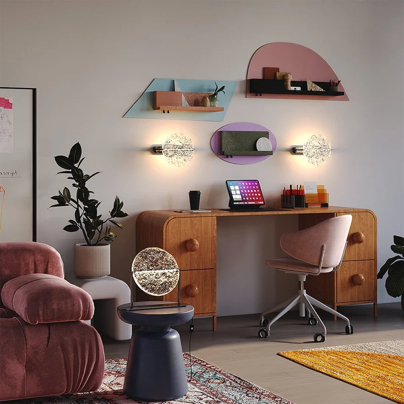 Lampe Design Chrome