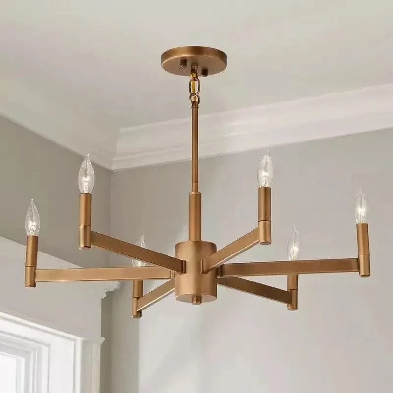 Suspension Industrielle Métal Bronze