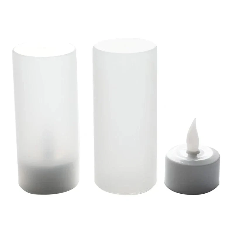 LED Rechargeable Flameless Tea Light Candle USB Charge Candle With USB Flameless Chargeable LED Battery Candles