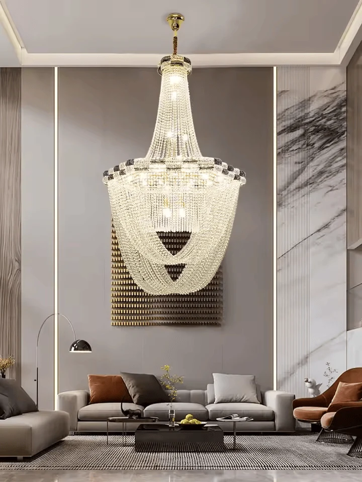 Lustre Pour Plafond Haut