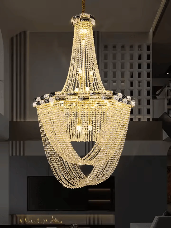 Lustre Pour Plafond Haut