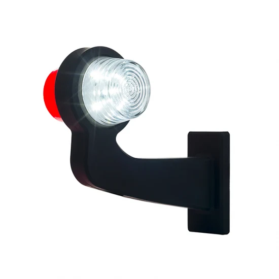 Feux de gabarit à LED danois à l'ancienne / Lentille rouge et transparente