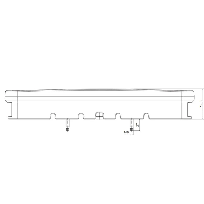 Feu de remorque à LED Fristom 24 V de grande taille / 6 x fonctions