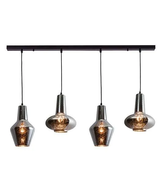 Suspension verre chrome Zambelis-17151 4L