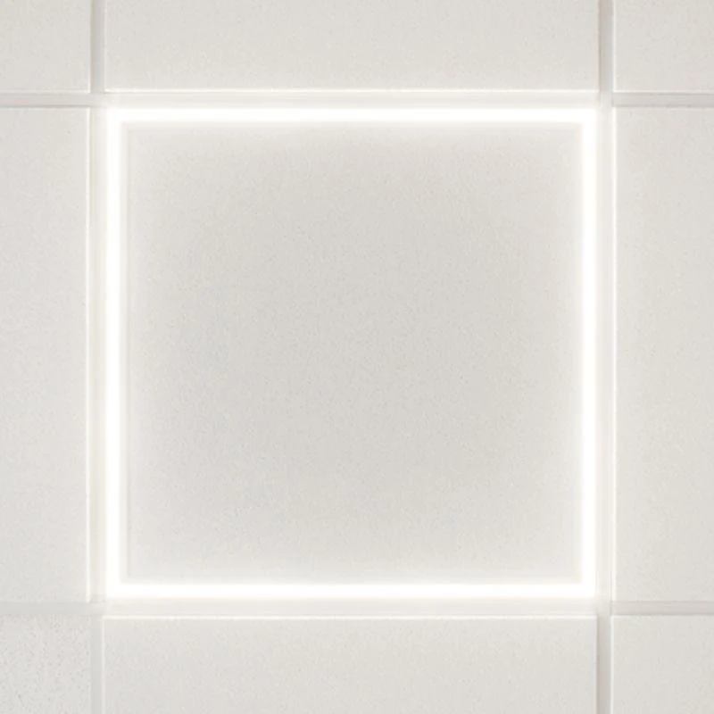 Dalle LED Cadre Lumineux 60x60 Slim 36W BLANC - Pack de 6