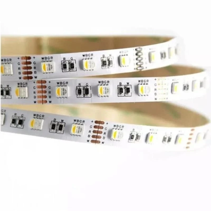 Ruban LED RGBWW Étanche 24V 5M 5050 IP54 60LED/m