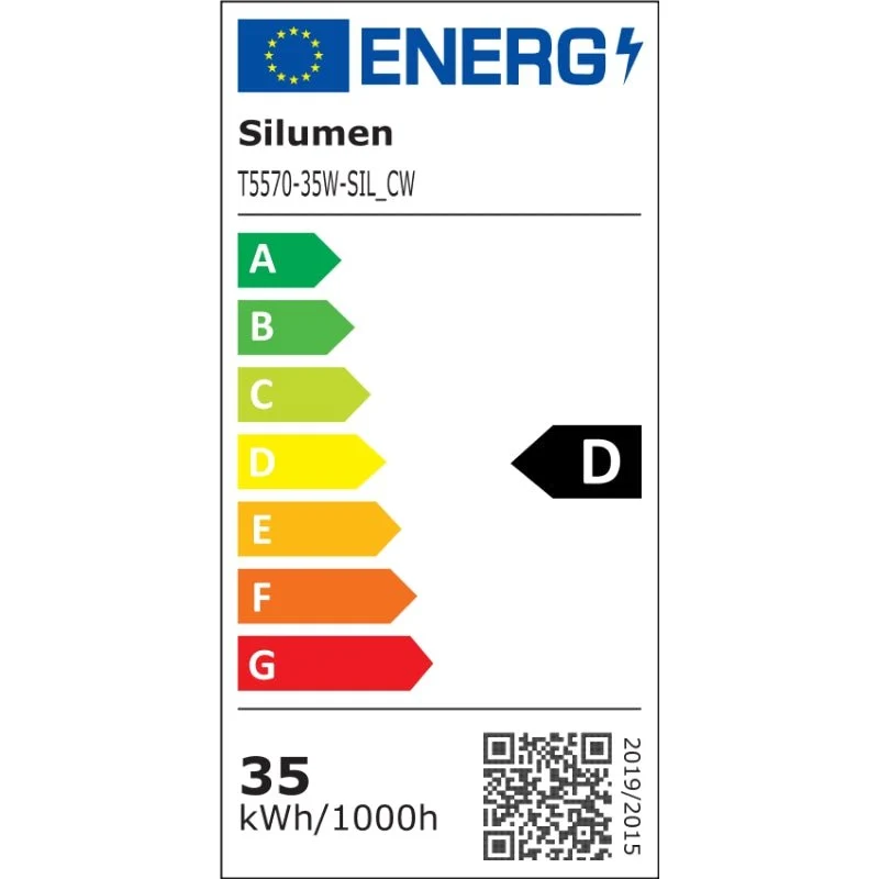 Réglette Suspendue LED Large 120cm 35W Argent