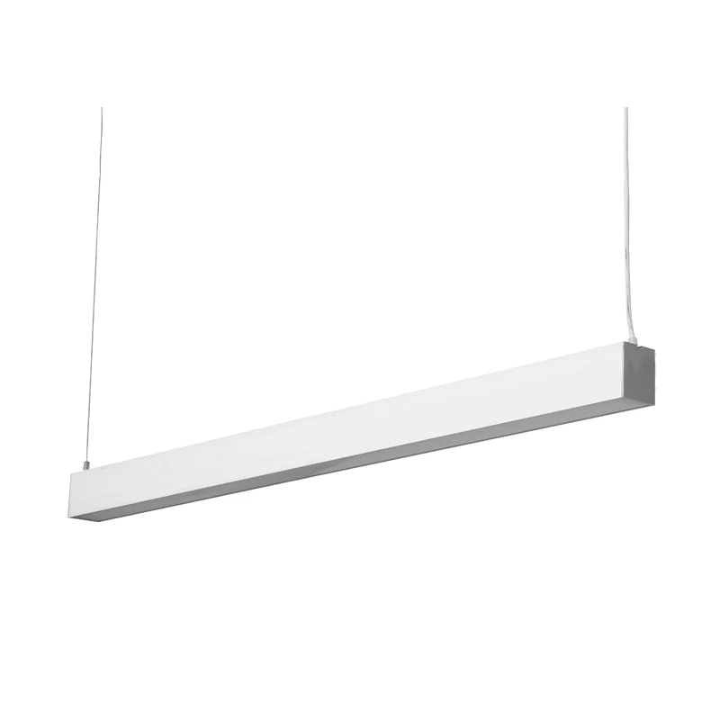 Réglette Suspendue LED Large 120cm 35W Argent (Lot de 5)