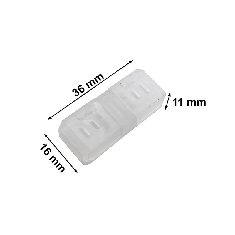 Connecteur Droit 10mm pour Ruban LED COB 220V AC 432LED/m