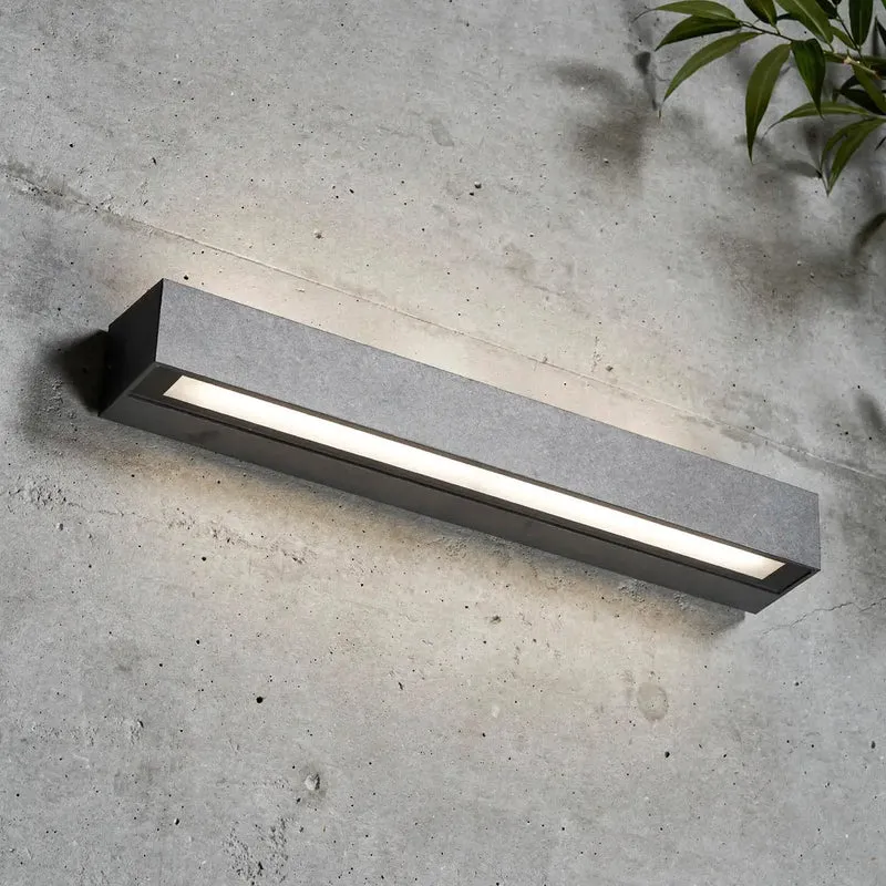Applique d'extérieur LED DORO-28 gris foncé 28 W, lumière haut / bas, aluminium