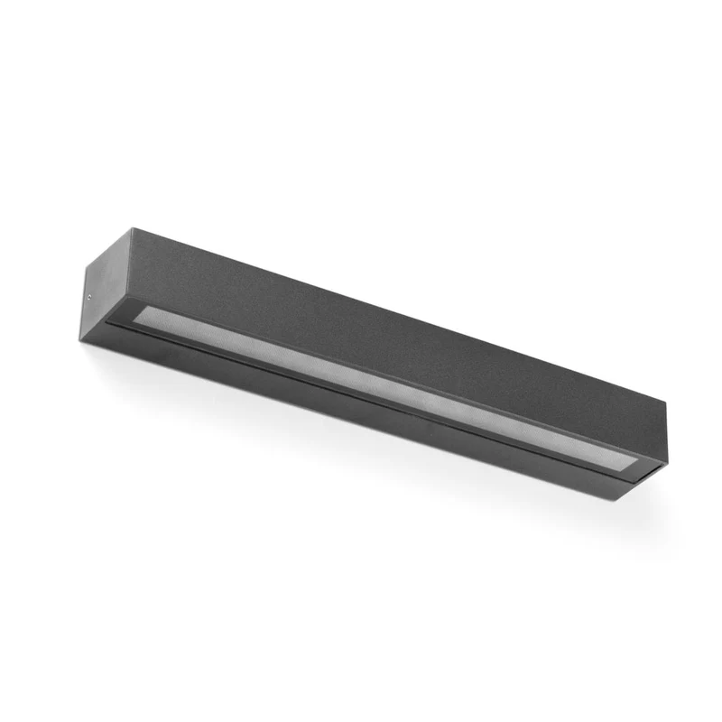 Applique d'extérieur LED DORO-28 gris foncé 28 W, lumière haut / bas, aluminium