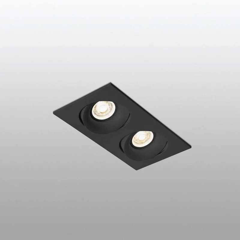 Spot encastrable orientable ARGON-2 noir