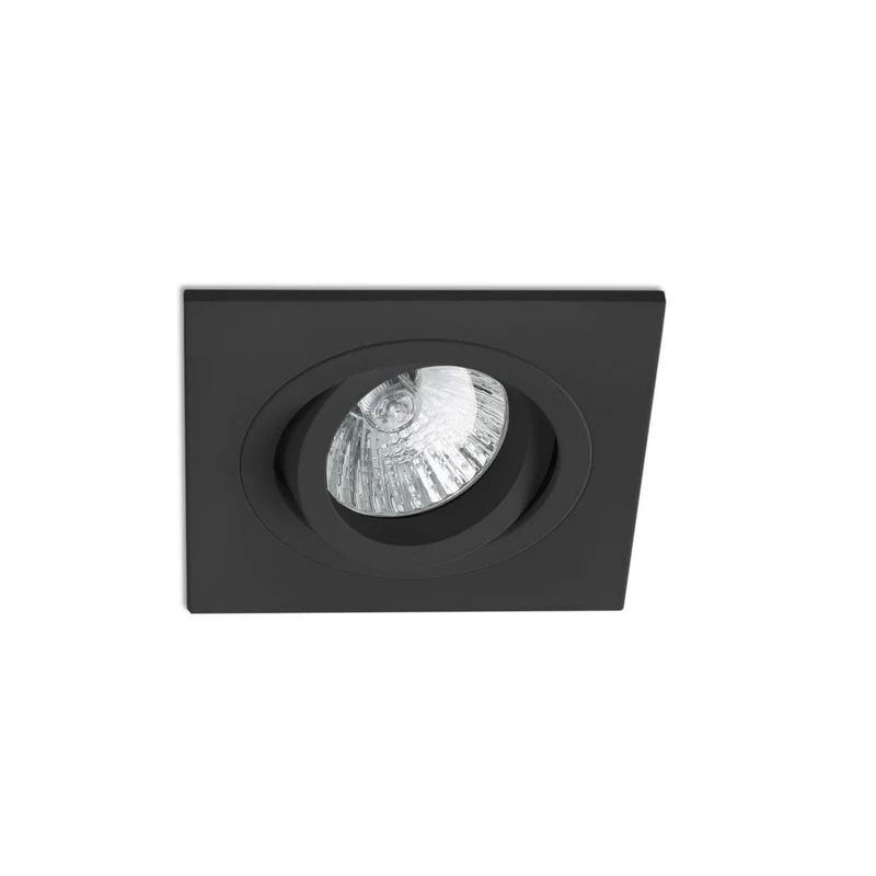 Spot encastrable orientable RADON carré noir