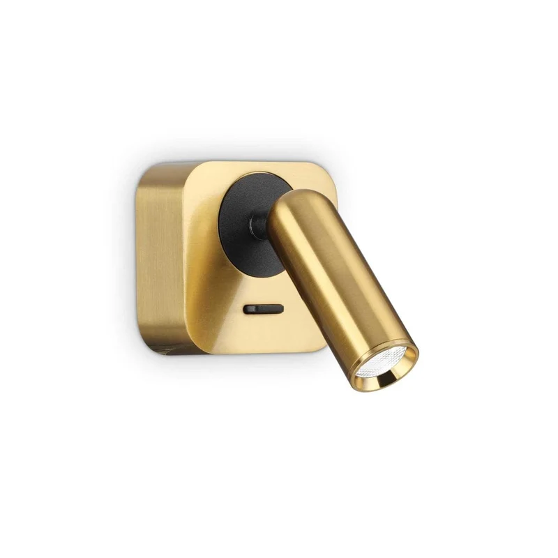 Applique liseuse orientable BEAN laiton carrée