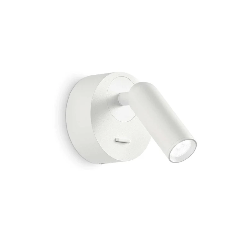 Applique liseuse orientable BEAN blanche ronde